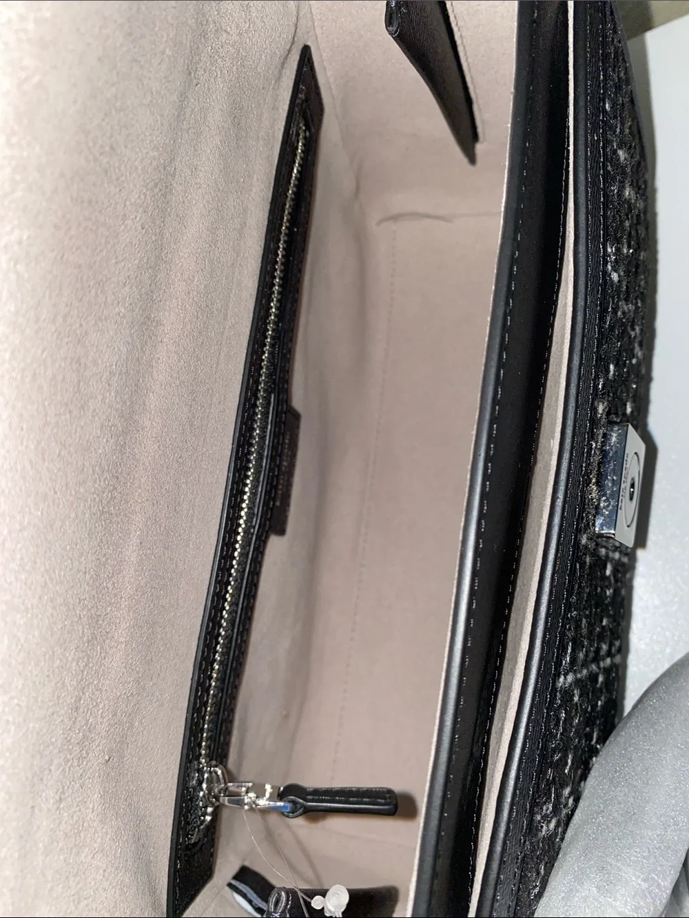 Kate Spade Katy Tweed Medium Top Handle Satchel NWT